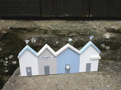 Beach hut row image